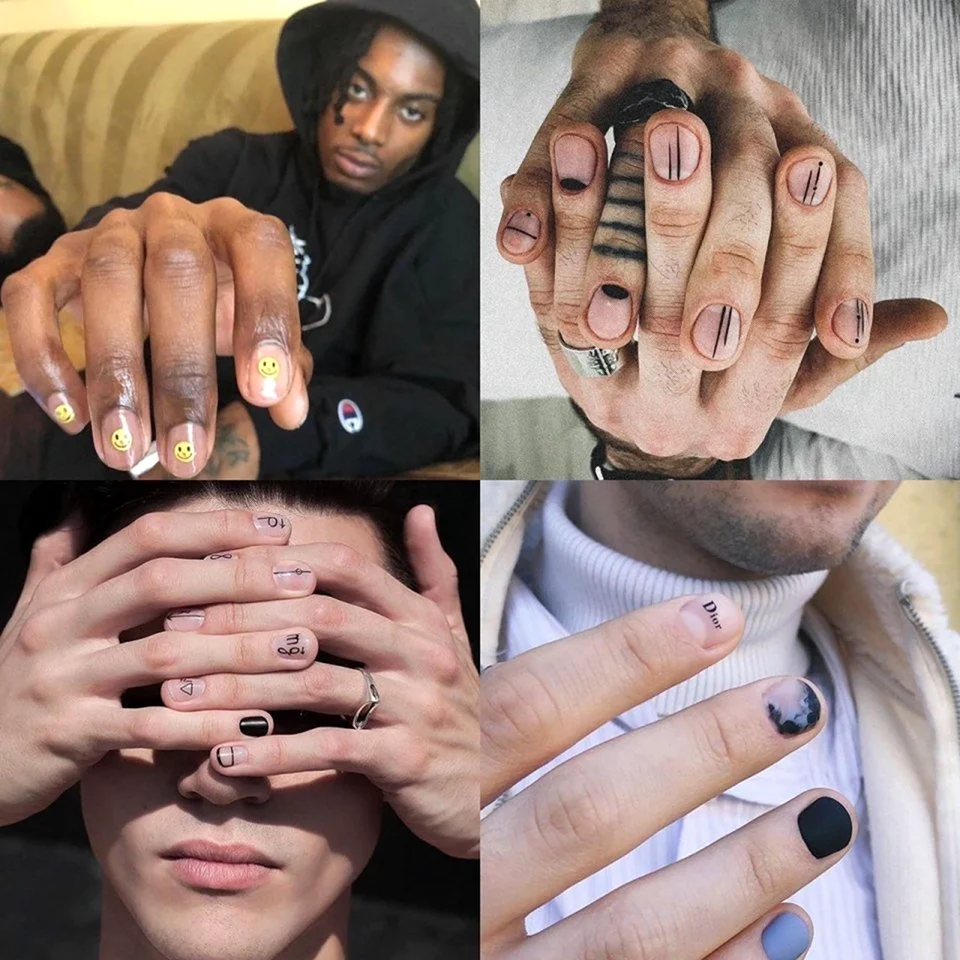 Мужской маникюр тренд