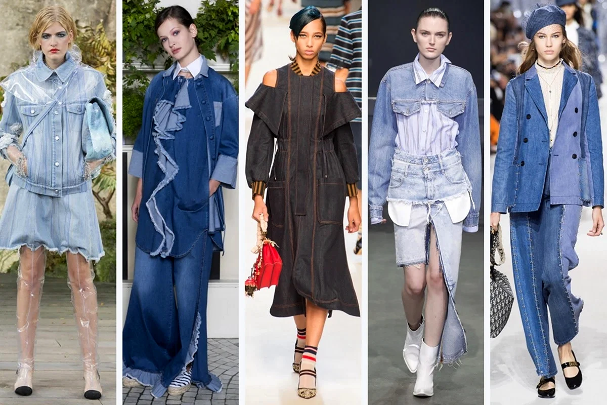 Джинсовое платье Fendi