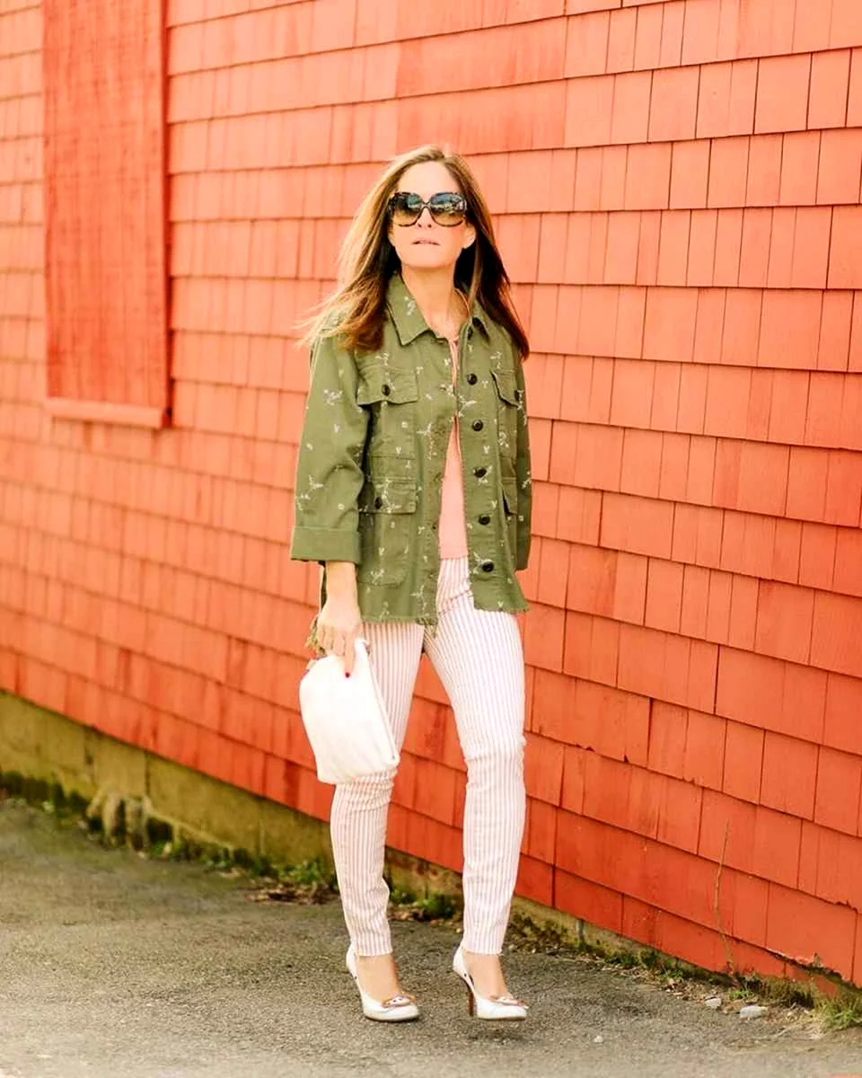 Образы с фисташковой курткой