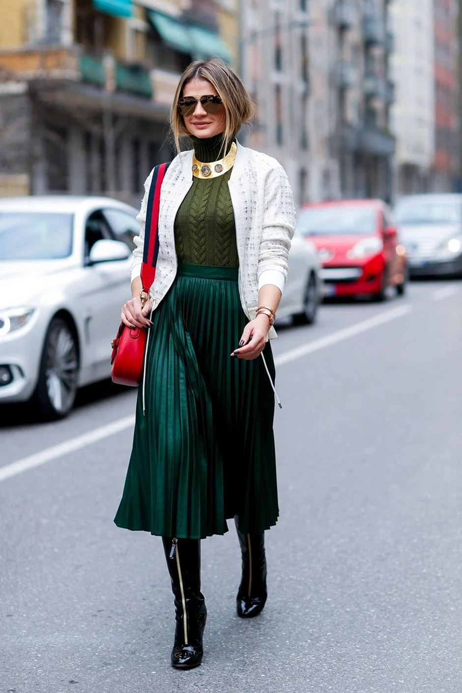 Юбка плиссе Street Style
