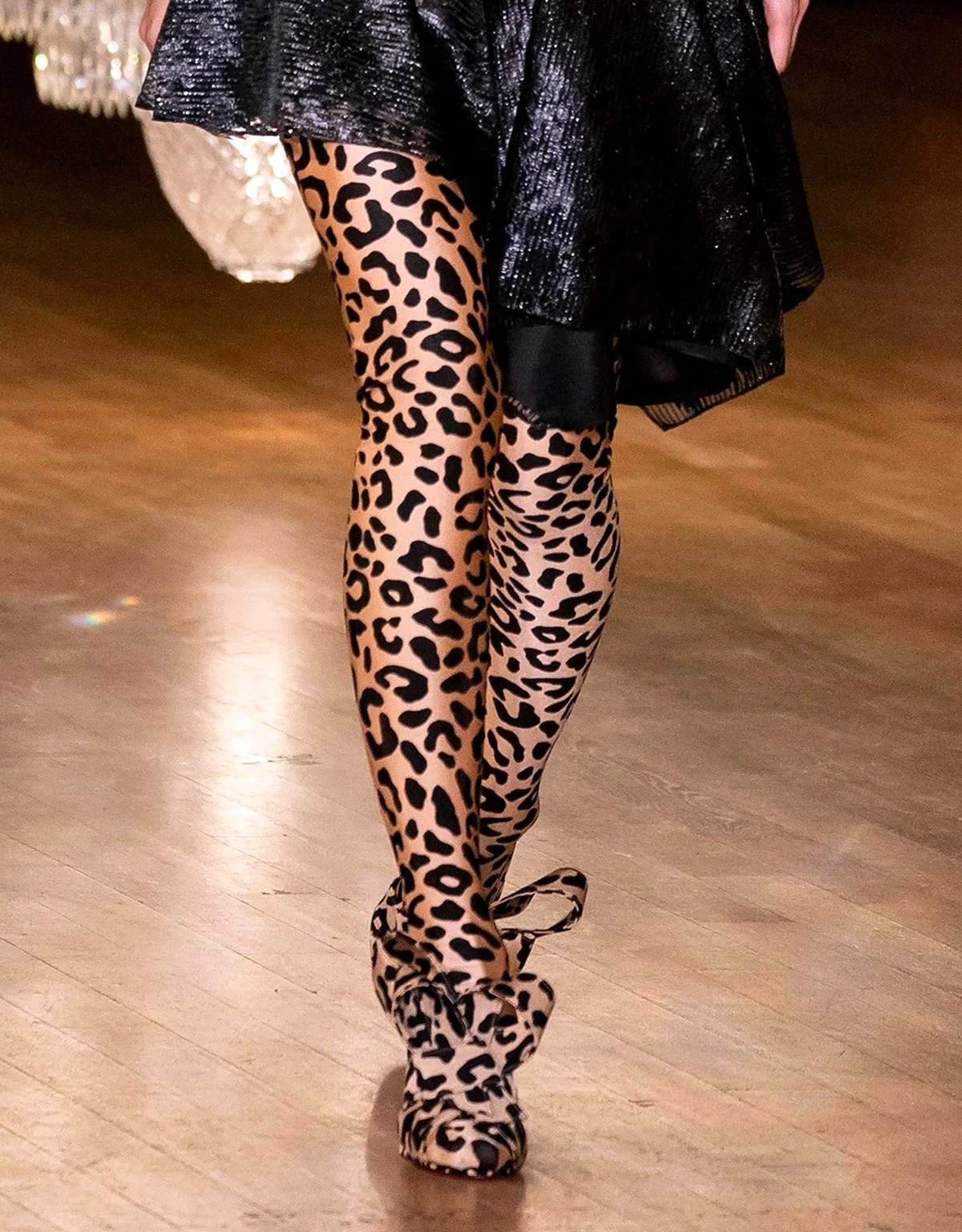 Леопардовые колготки Calzedonia