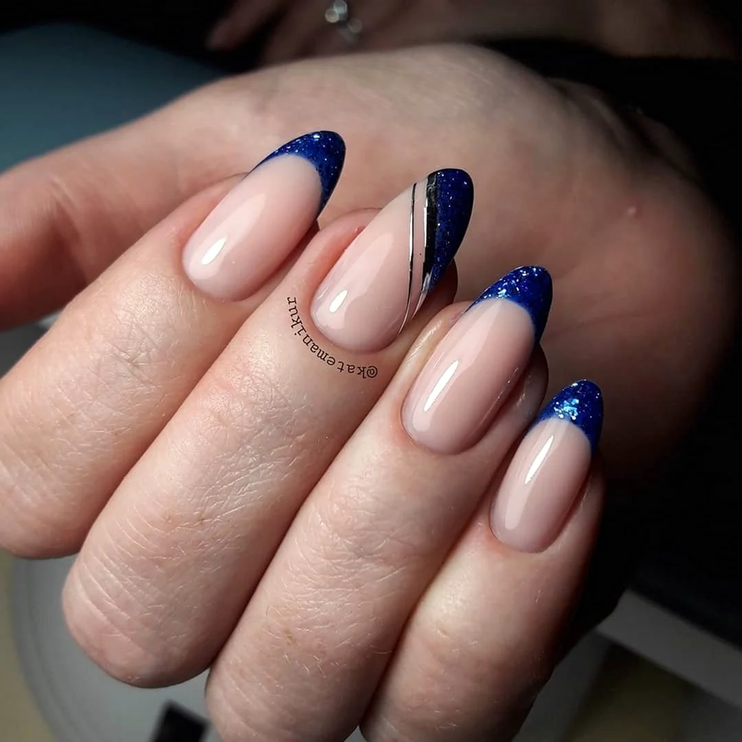 Синий френч