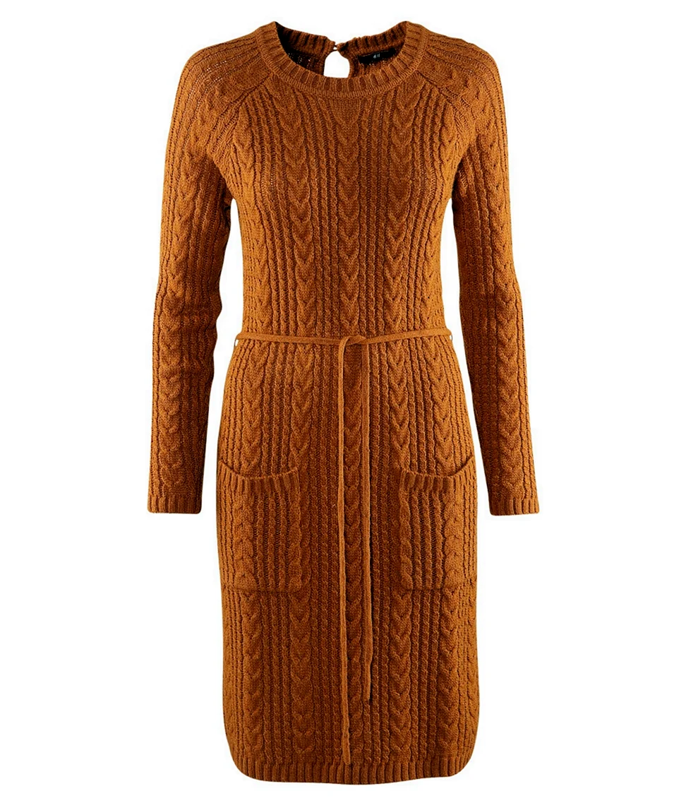 Платье вязаное