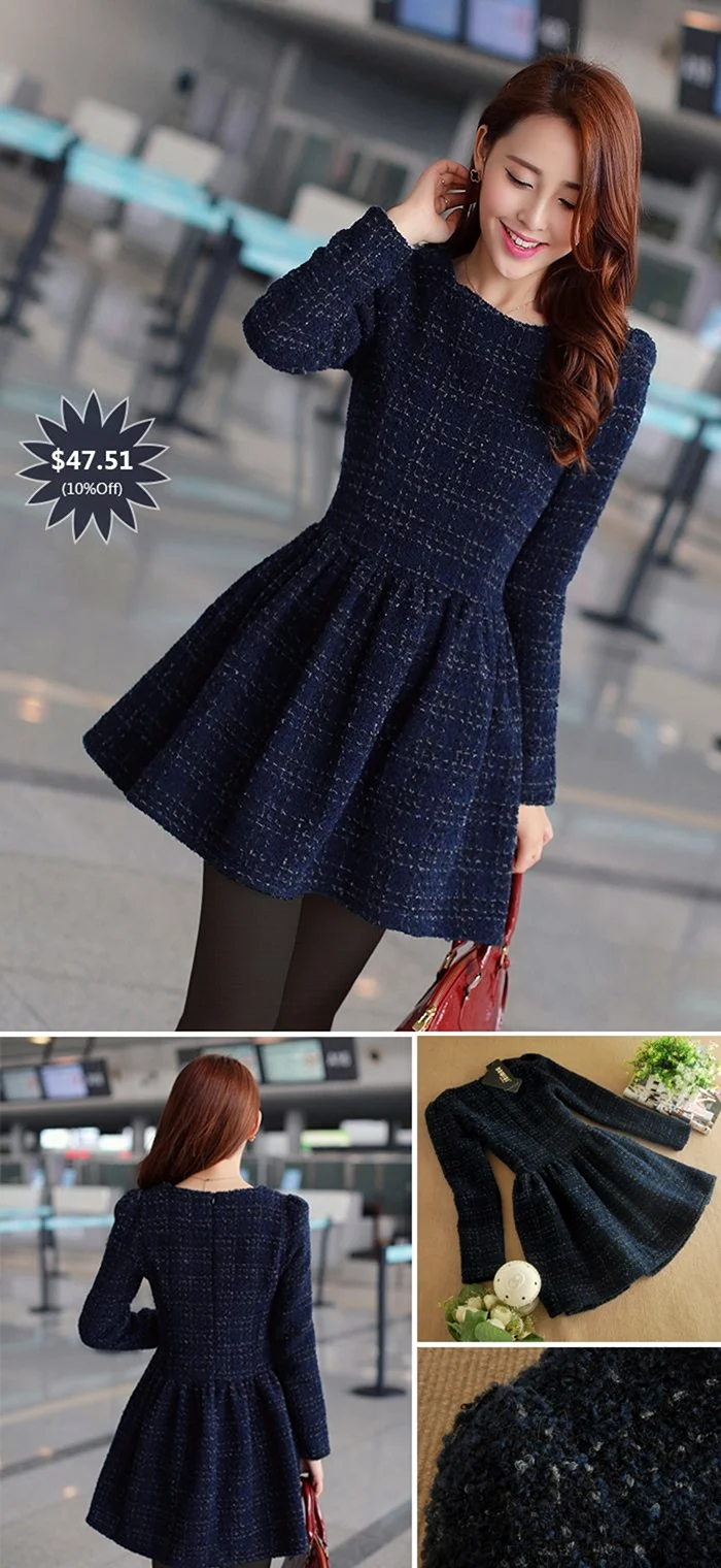 Платье зимние Кореан фашион