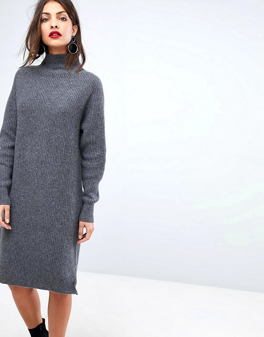 Selected femme платье шерстяное