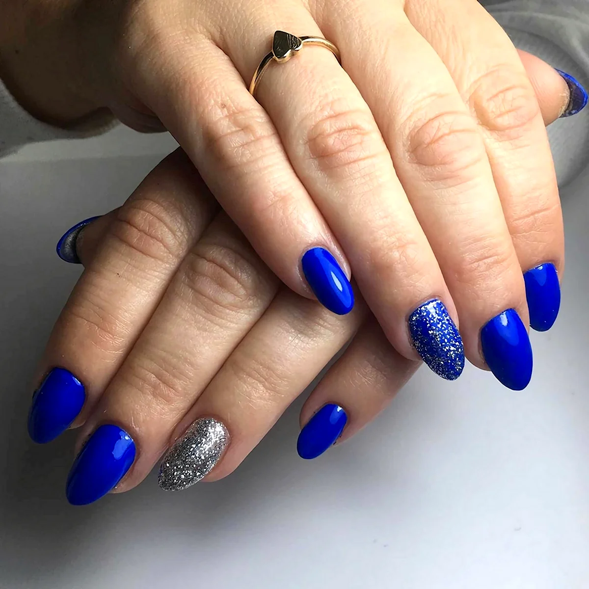 Выкладной френч синий