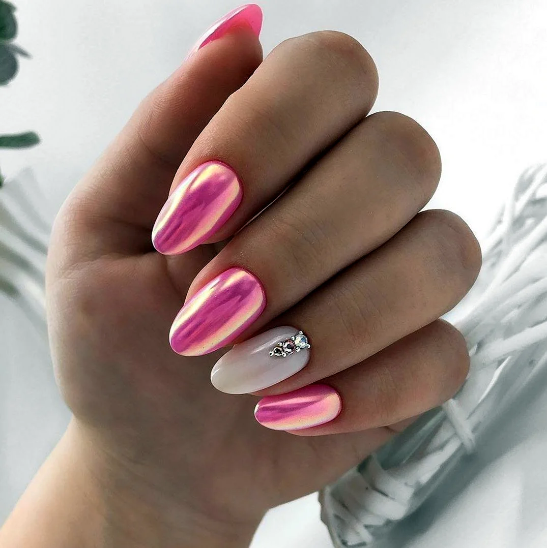 Маникюр 2022 втирка модные тенденции