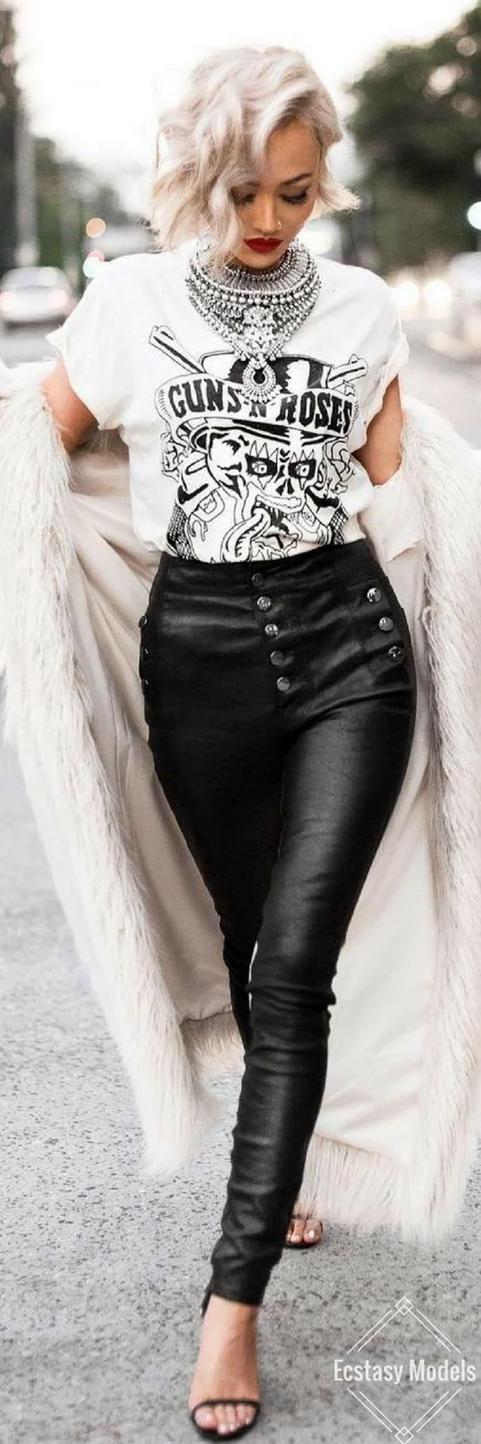 Глэм рок стиль одежды женский