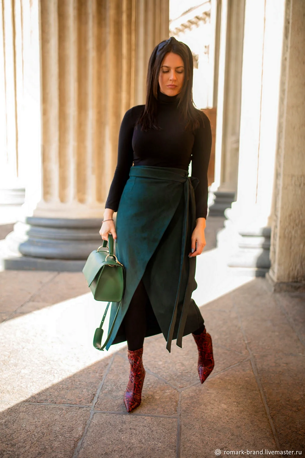 Замшевая юбка