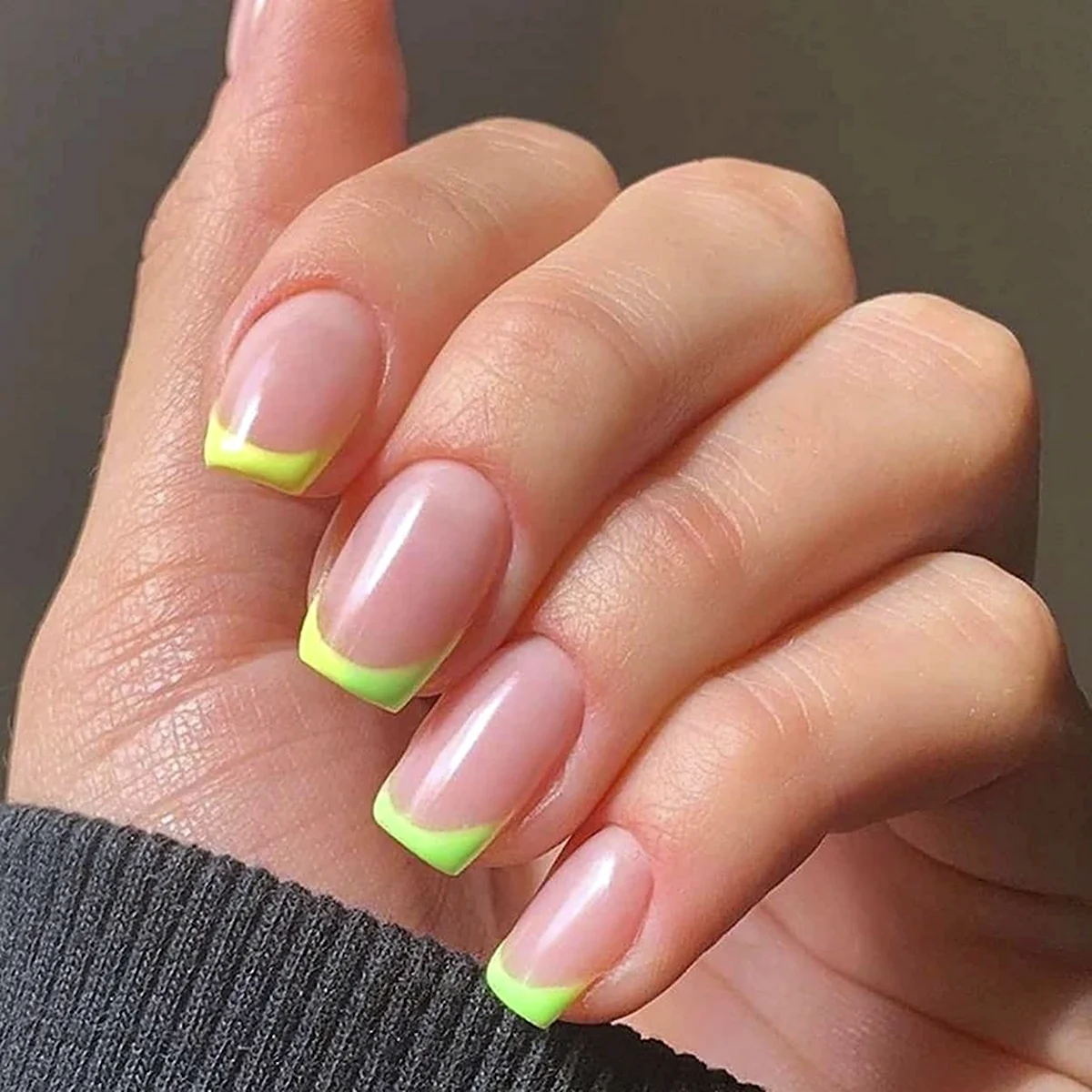 Френч разных цветов