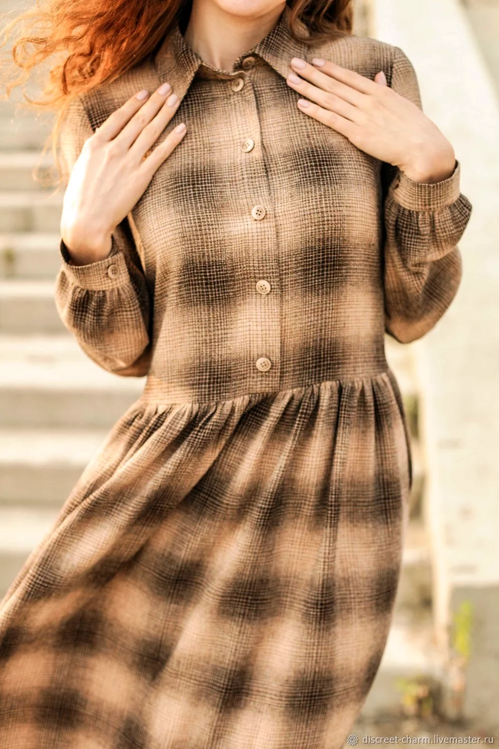 Платье из шерсти