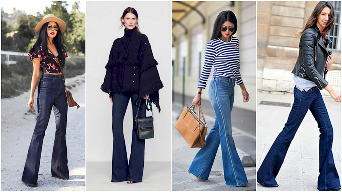 Джинсы клеш 2015