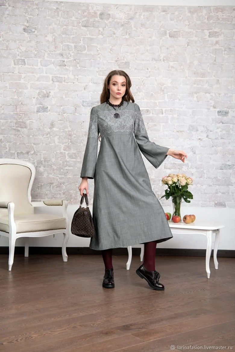 Платье из шерсти