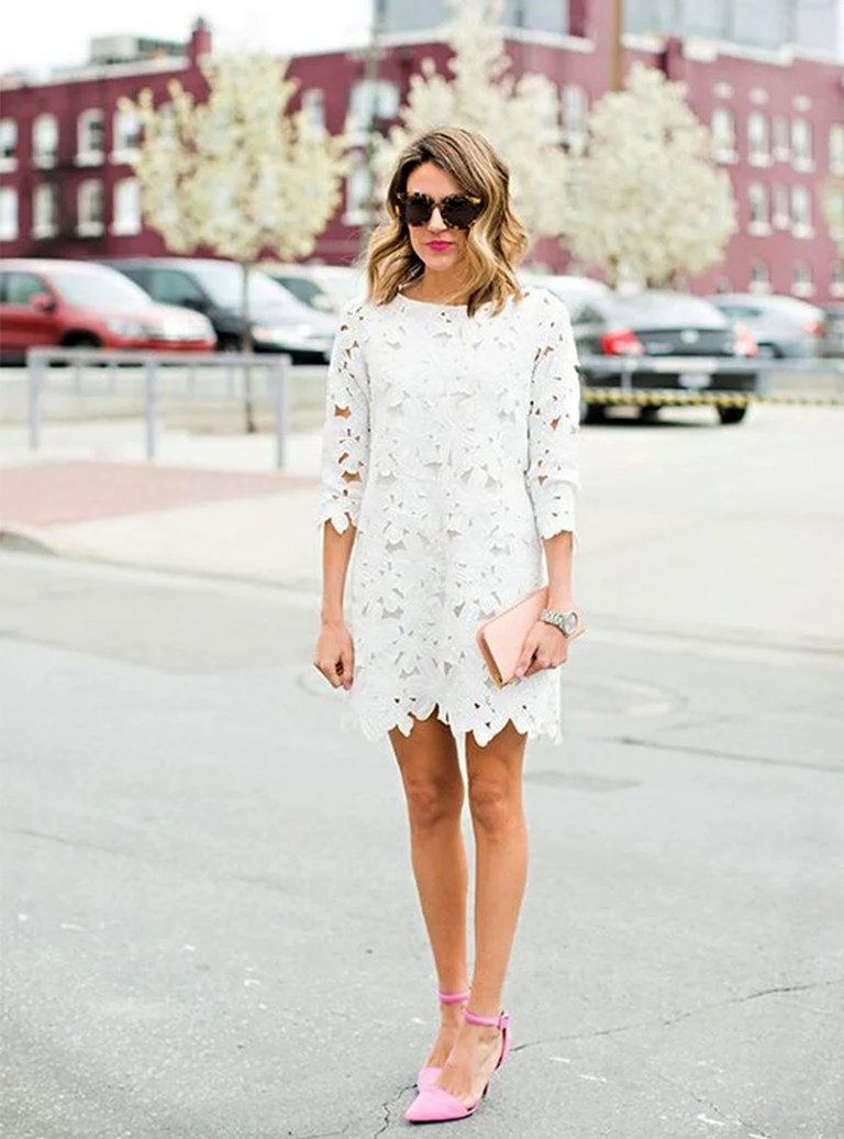 Аксессуары к белому платью