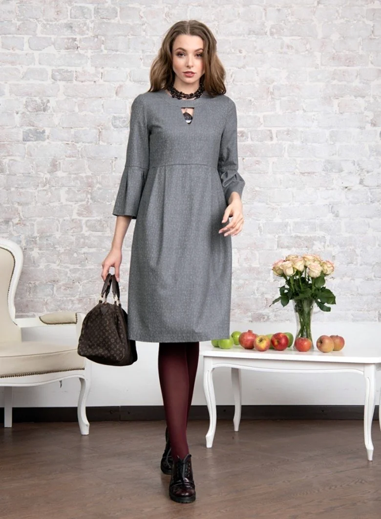 Теплое платье