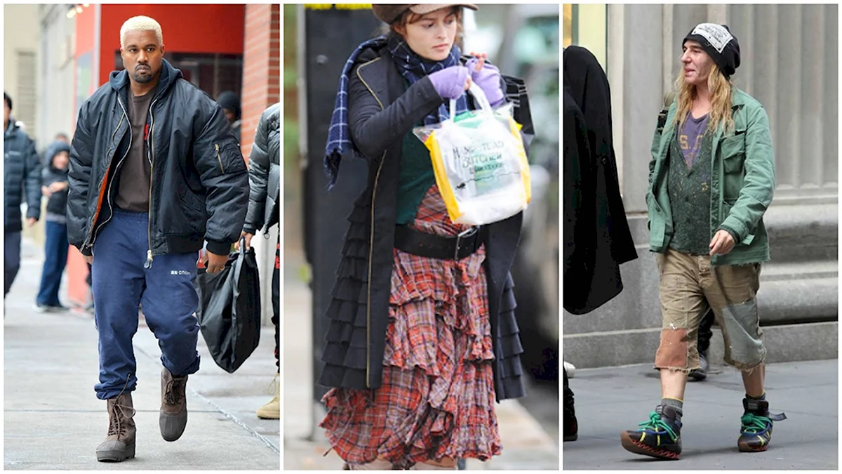 Звезды бомж стайл