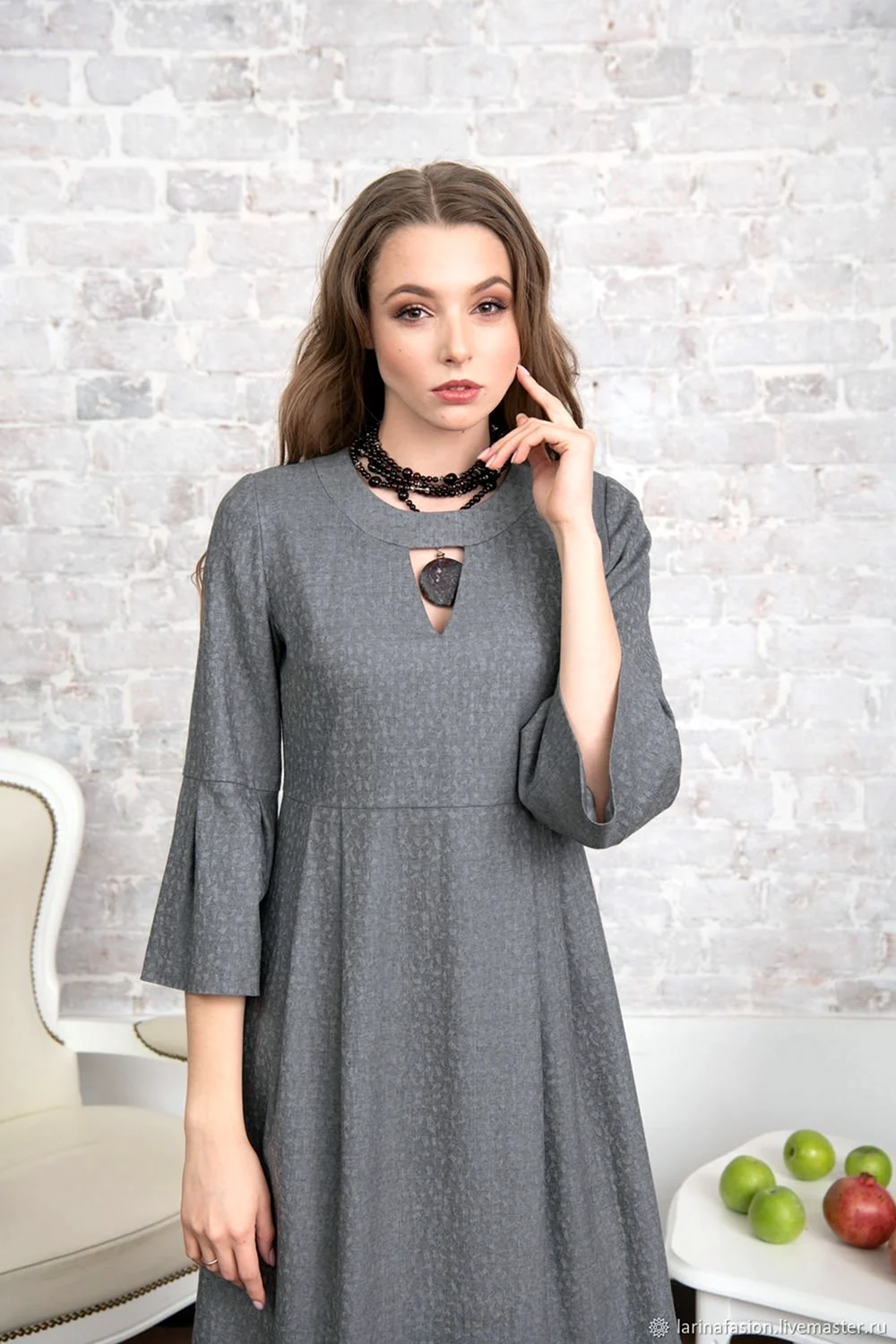 Шерстяное платье