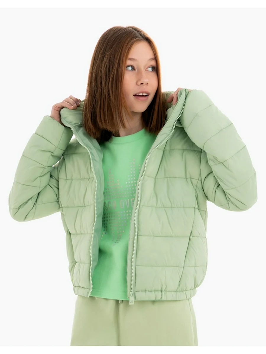 Зарина куртка фисташковая