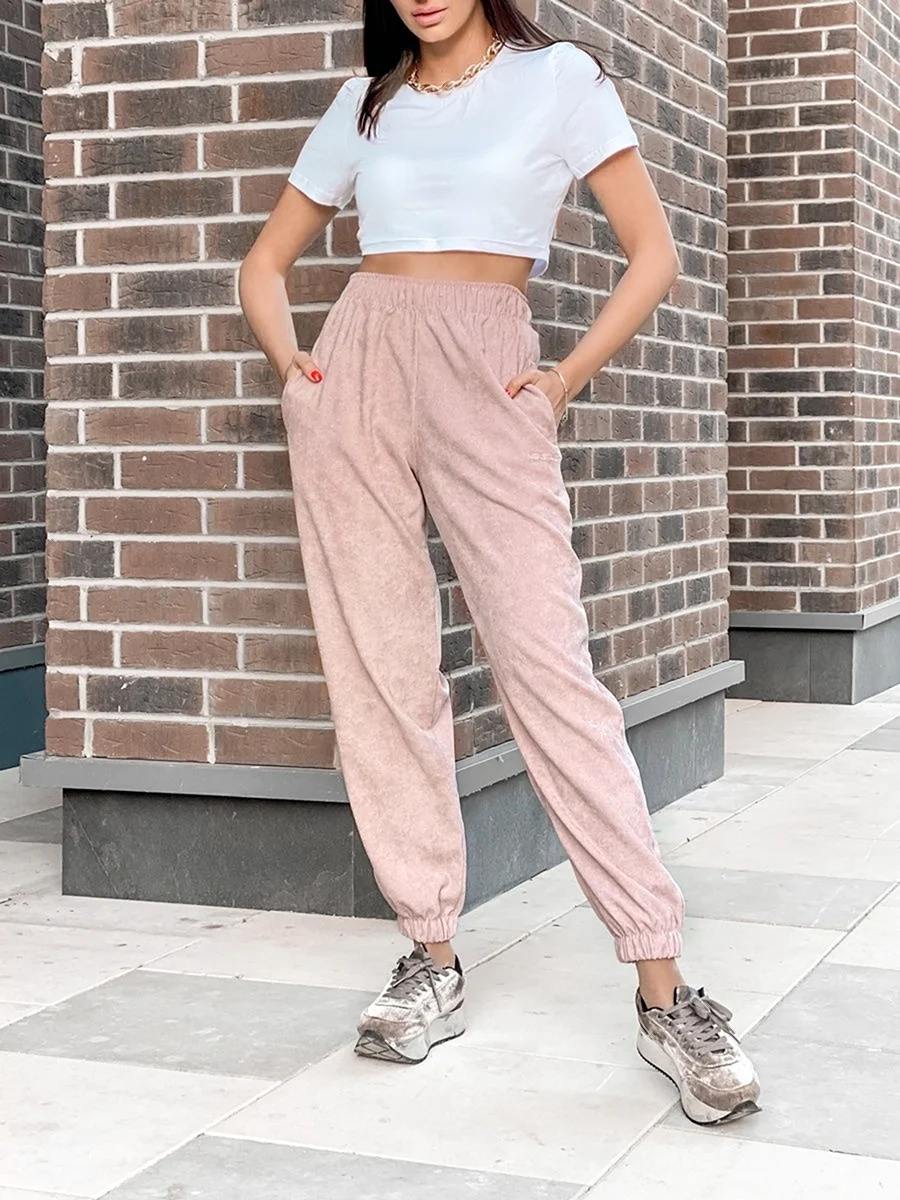 Вельветовые свободные брюки Остин