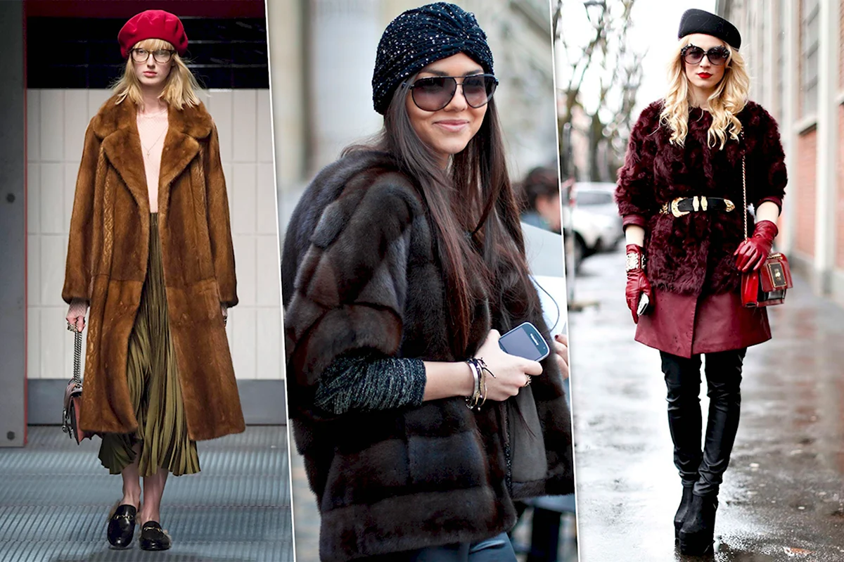 Шапка к шубе из Чебурашки