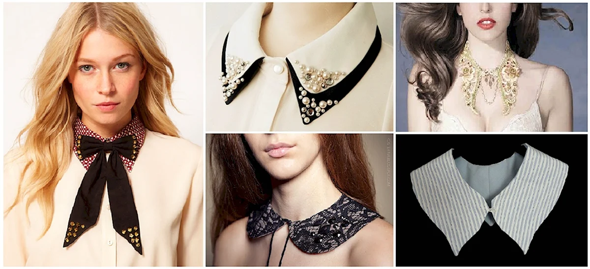 Накладной воротник с майкой