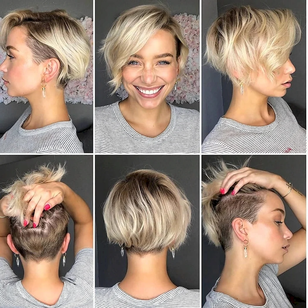 Стрижка Пикси-Боб на короткие волосы