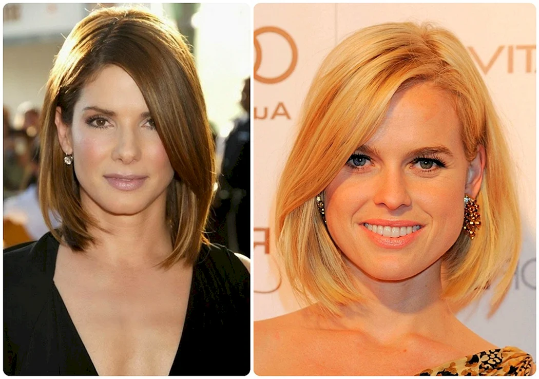 Стрижки для прямоугольного лица