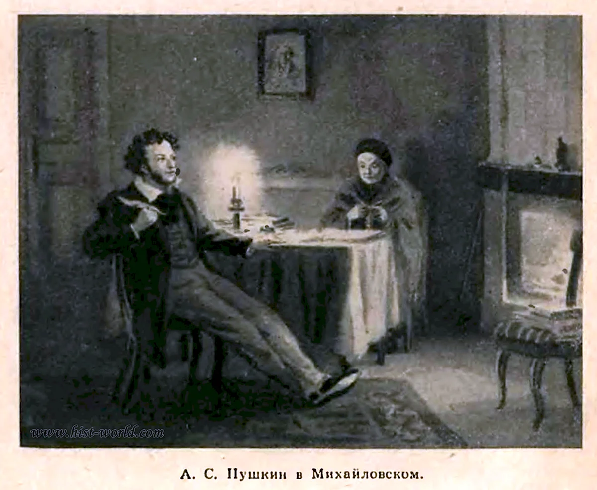 Александр Сергеевич Пушкин в Михайловском