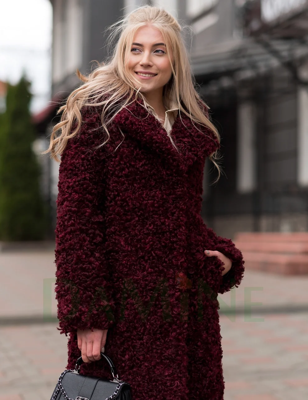 Мех бордо Tissavel