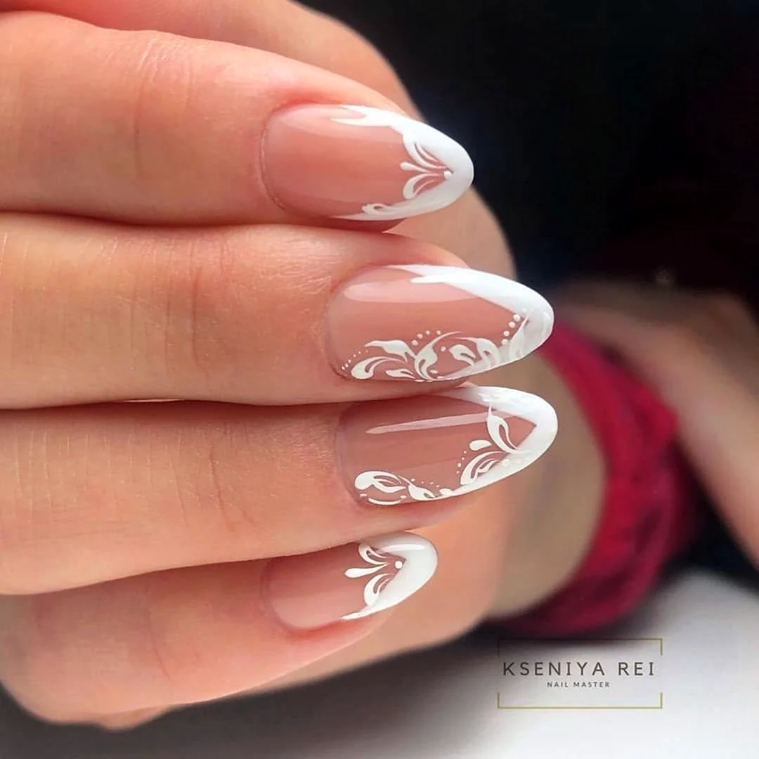 Френч с узором