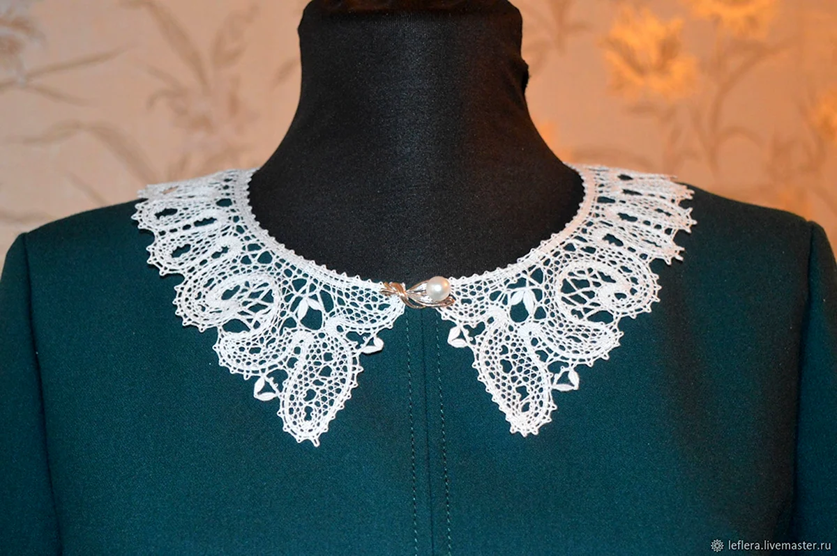 Кружевные воротнички для платья