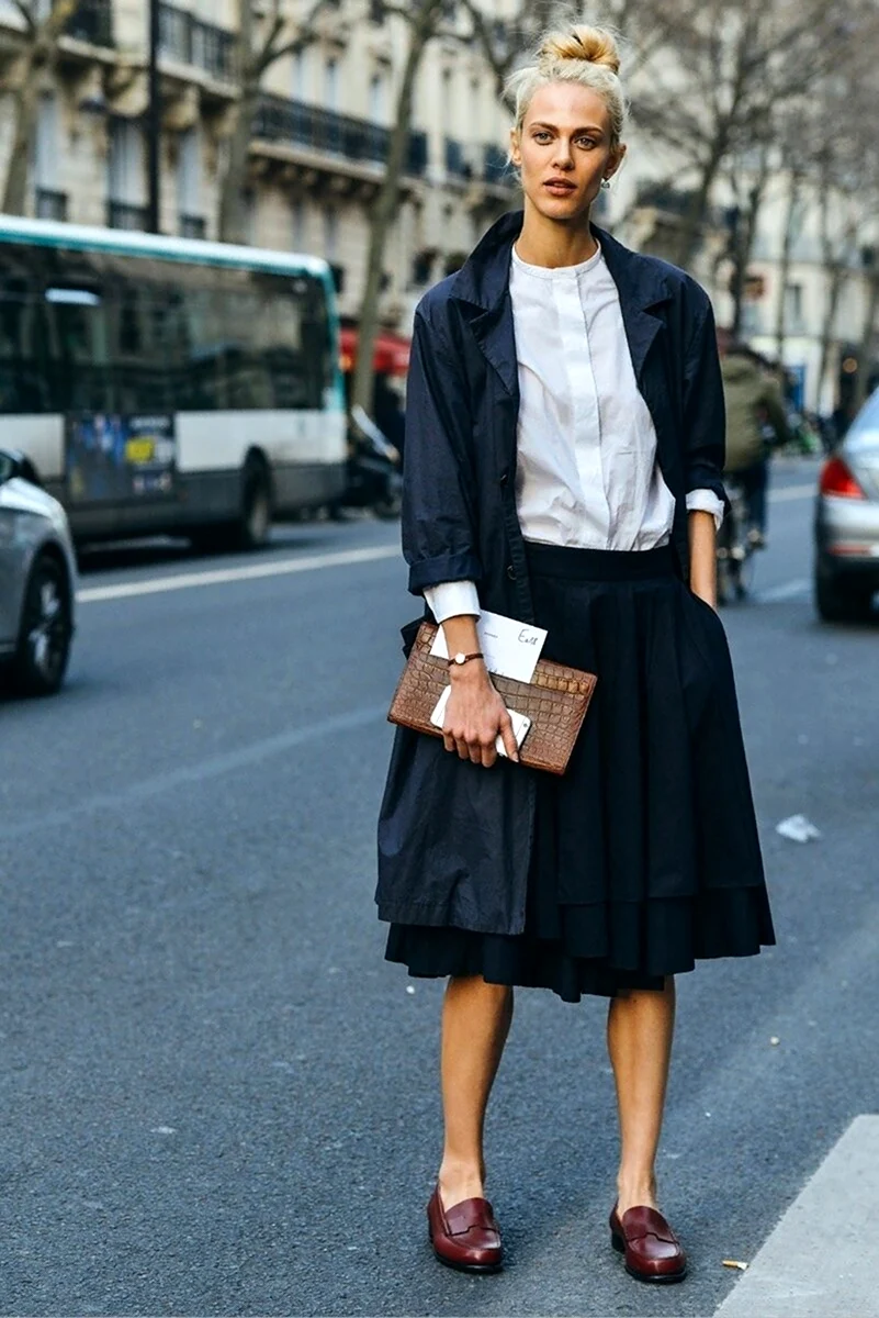 Prada лоферы стрит стайл