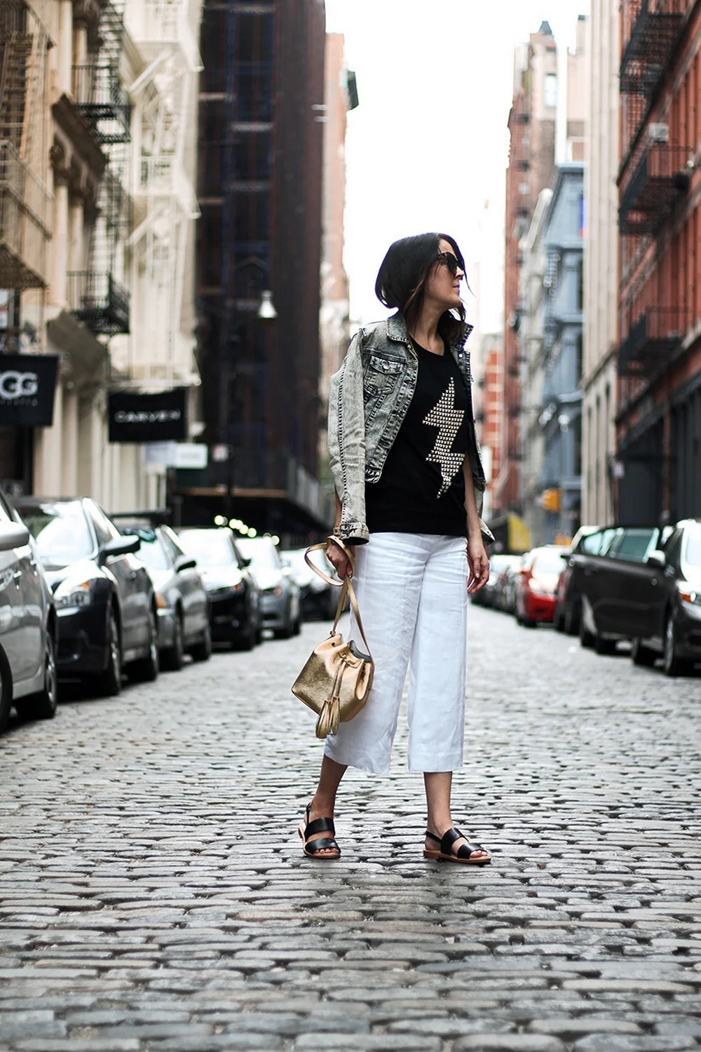 Образ с золотой сумкой