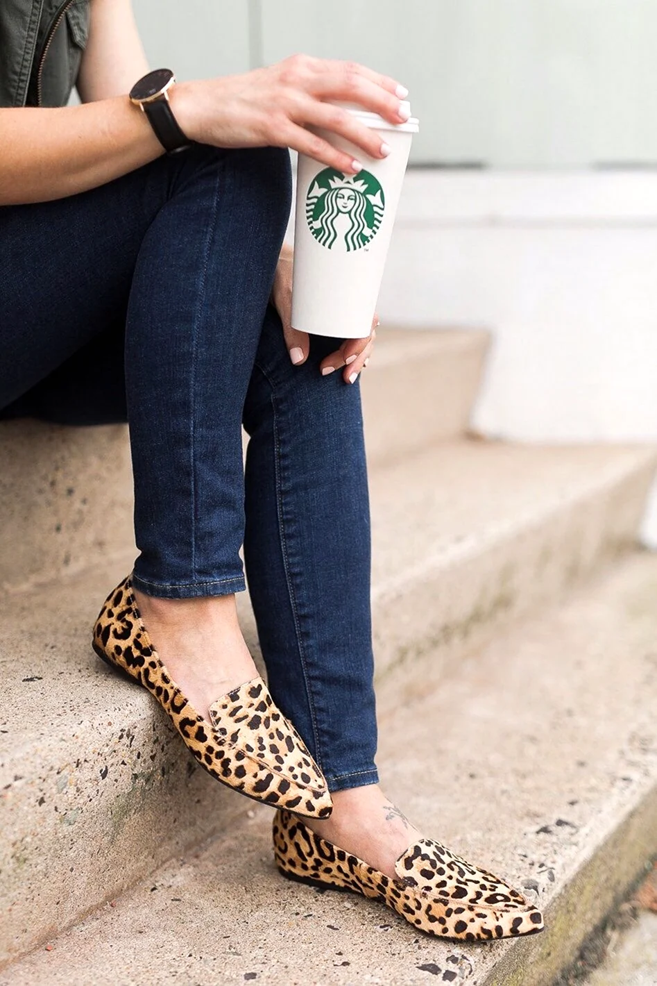 Образы с леопардовой обувью