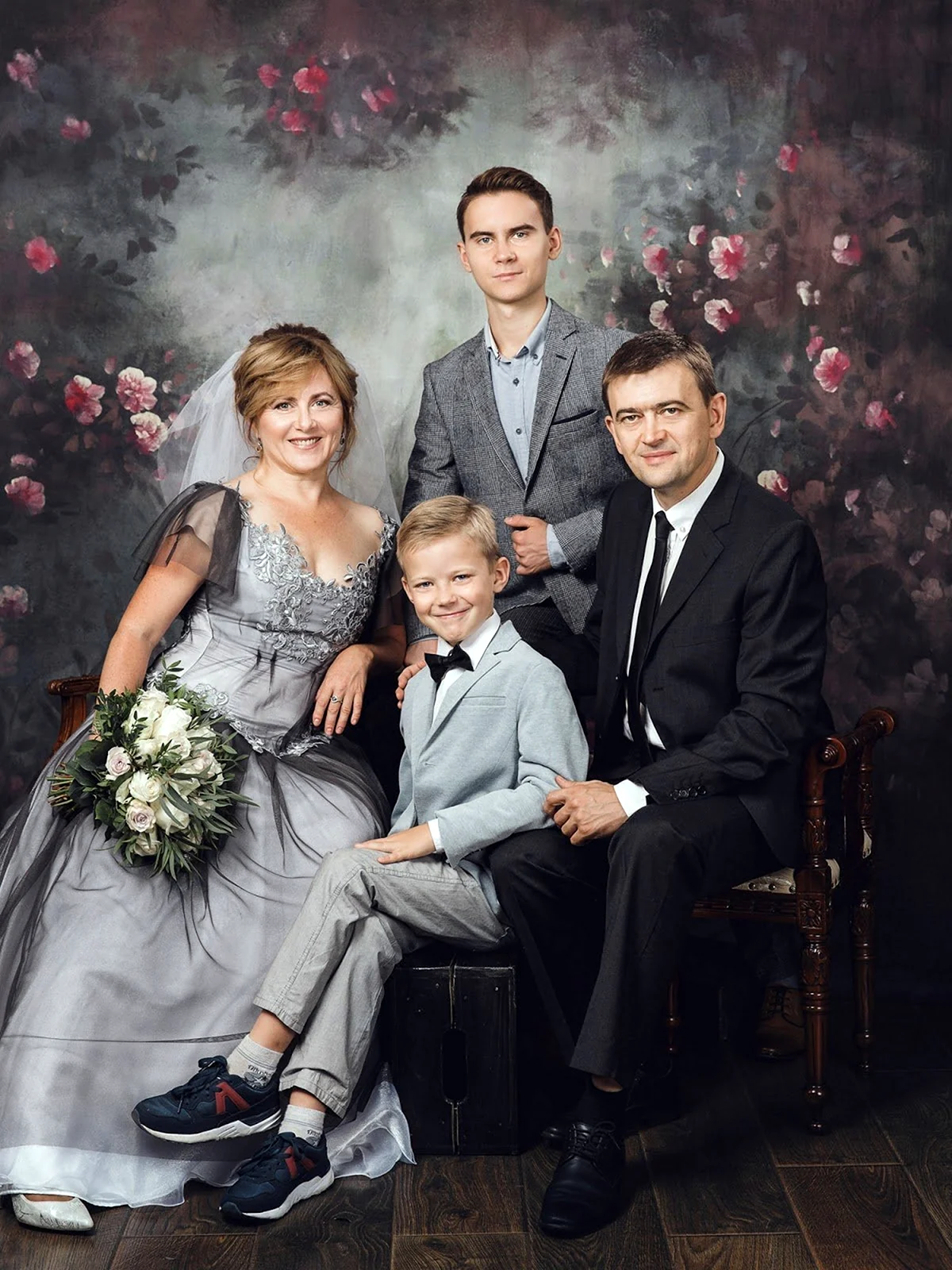 Семейный портрет портрет семьи Поленовых. 1905.