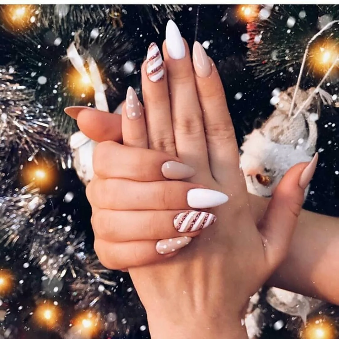 Новогодние ногти