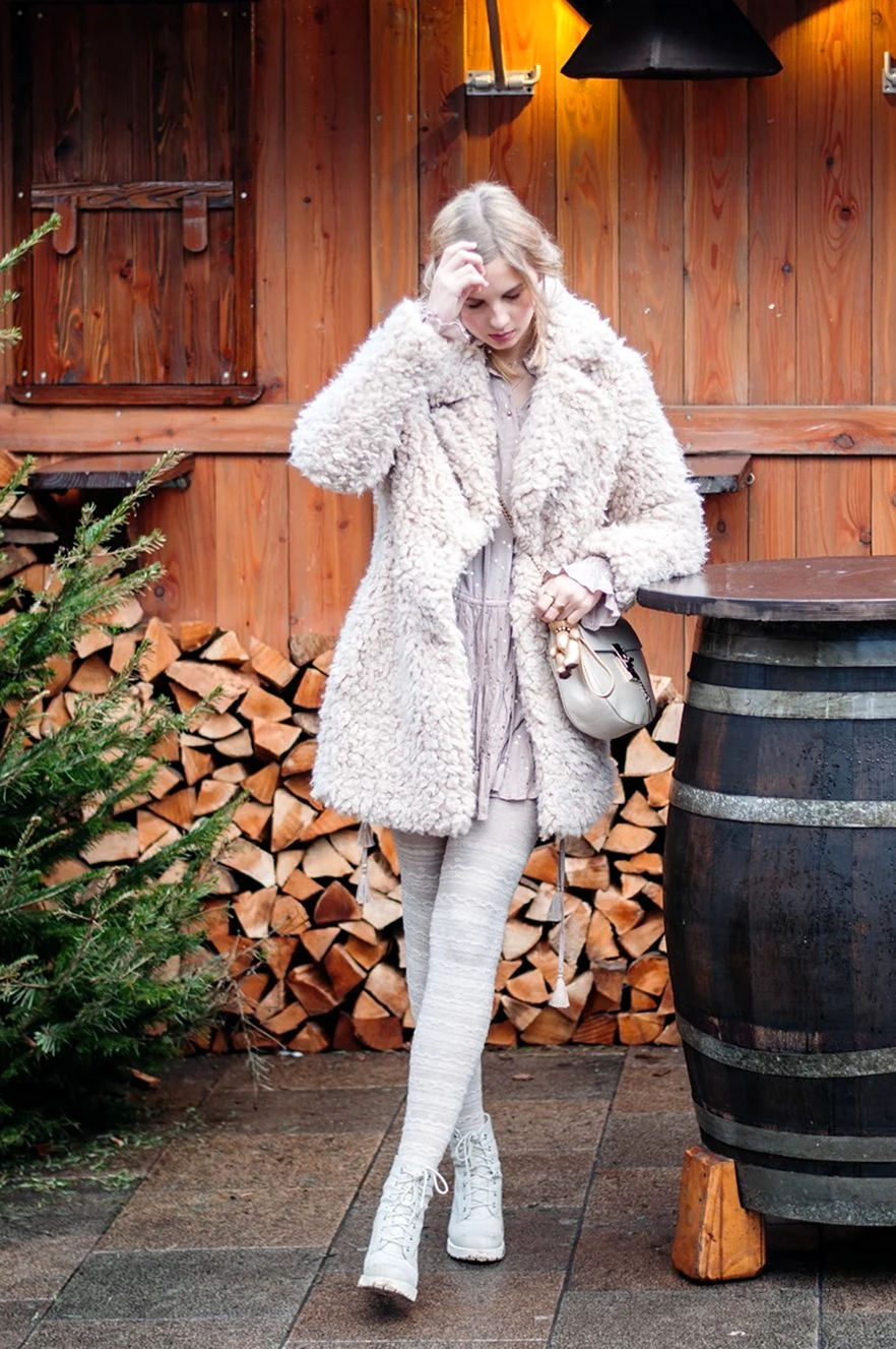 Образ с короткой шубой Тедди