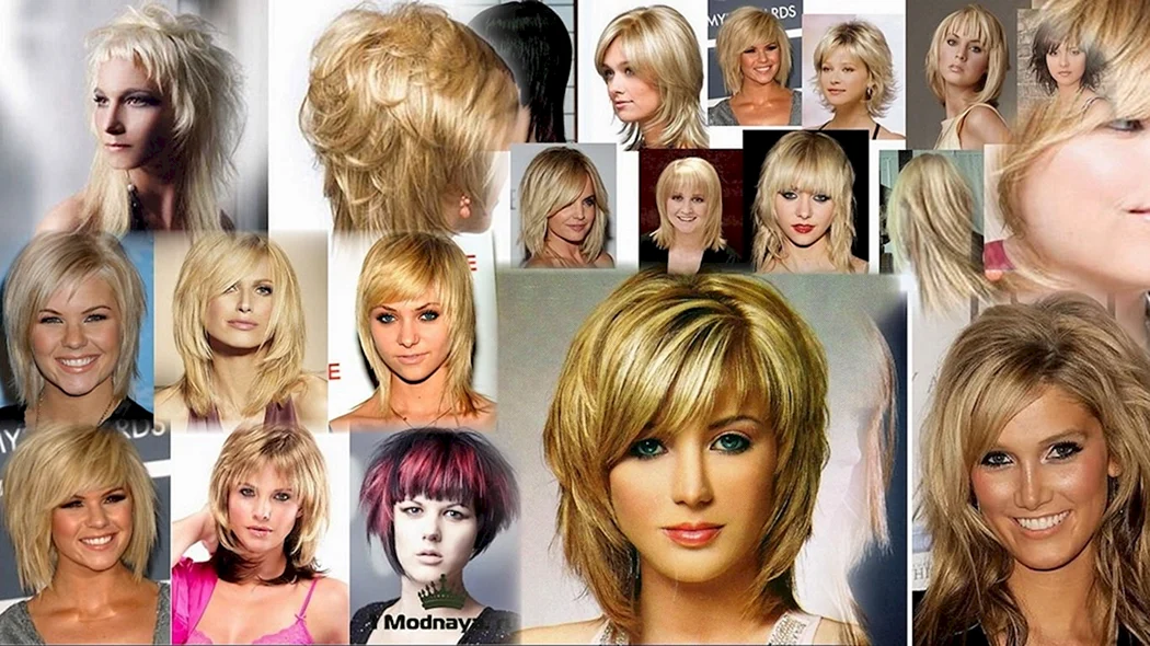 Стрижки женские на средние