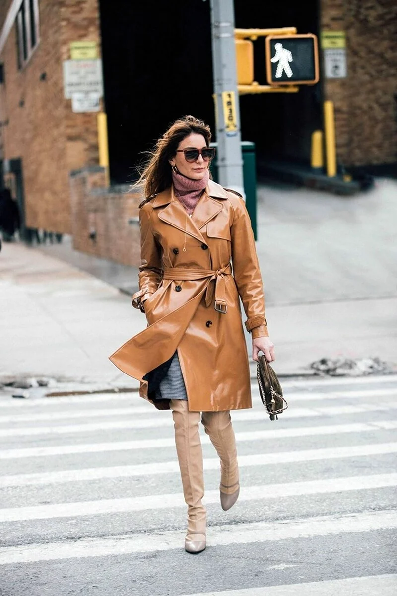 Тренч Street Style