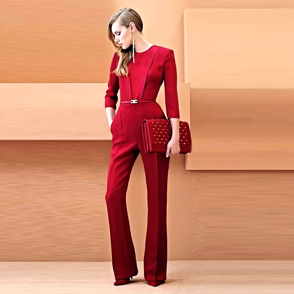 Elisabetta Franchi 2017 Red Jumpsuit