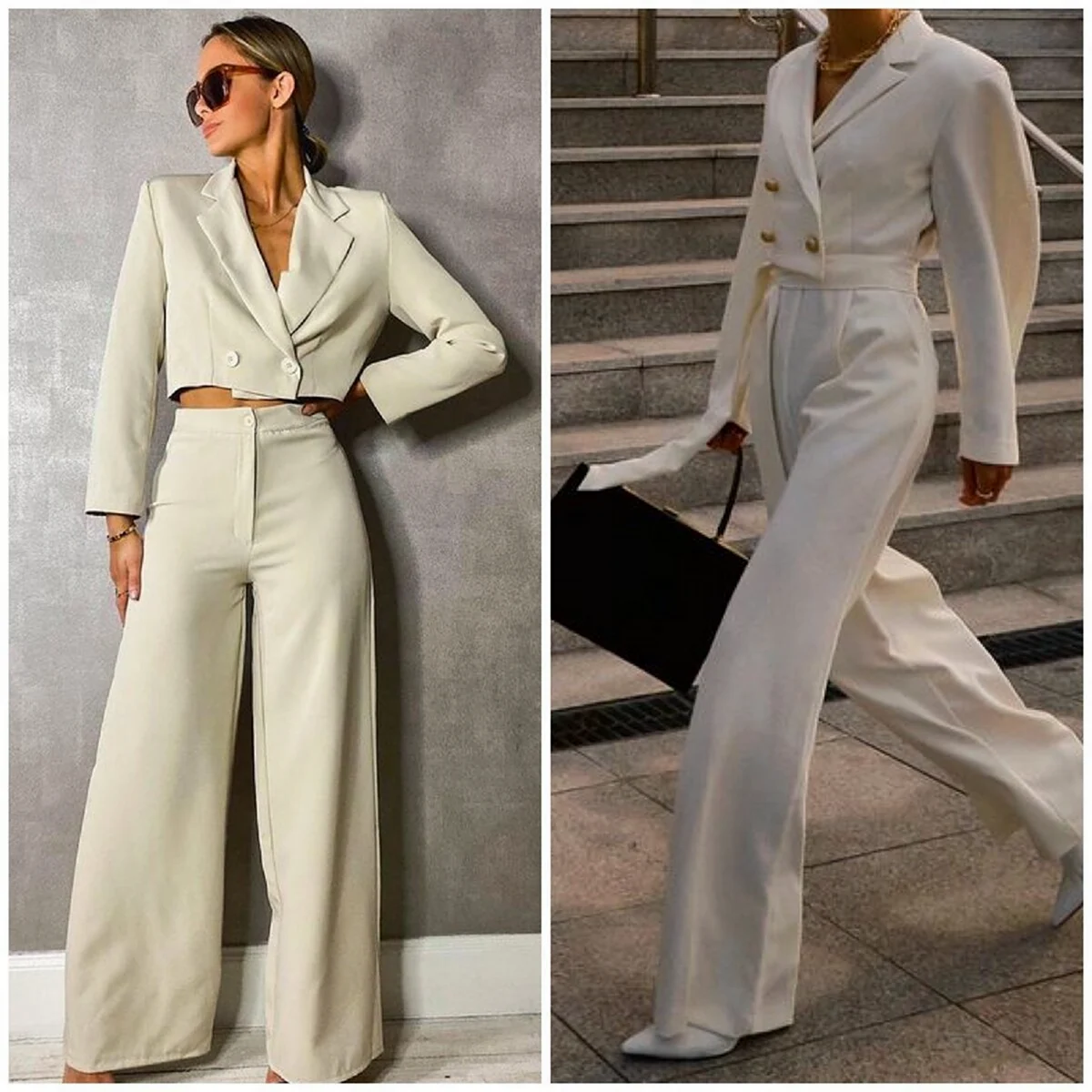 Брючный костюм палаццо