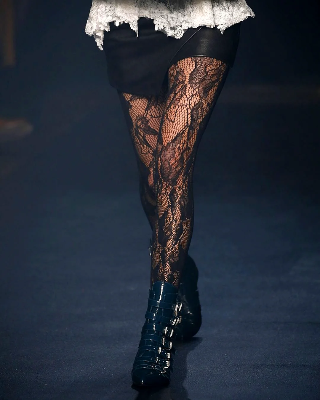 Кружевные колготки