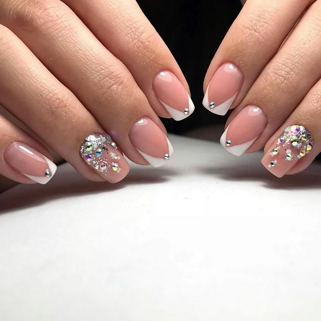 Френч со стразами