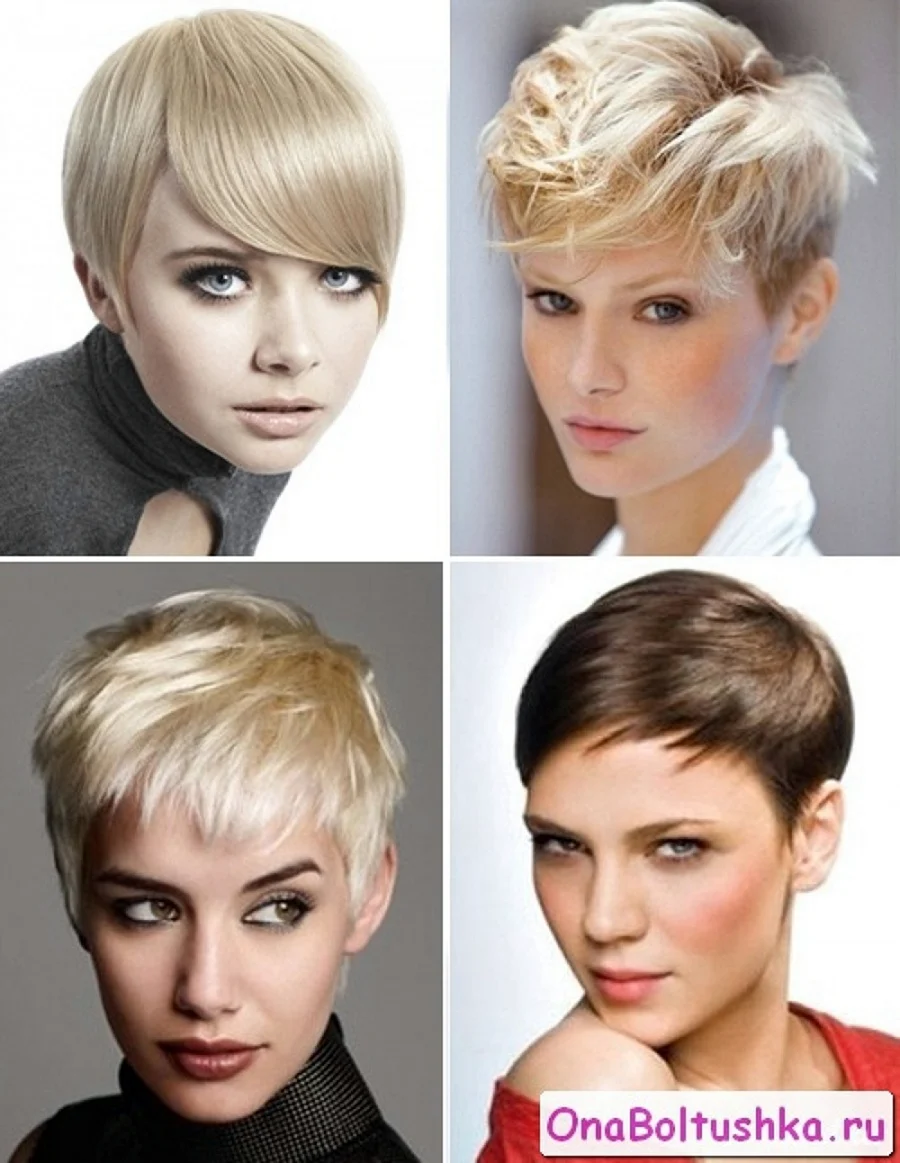 Гарсон с косой челкой