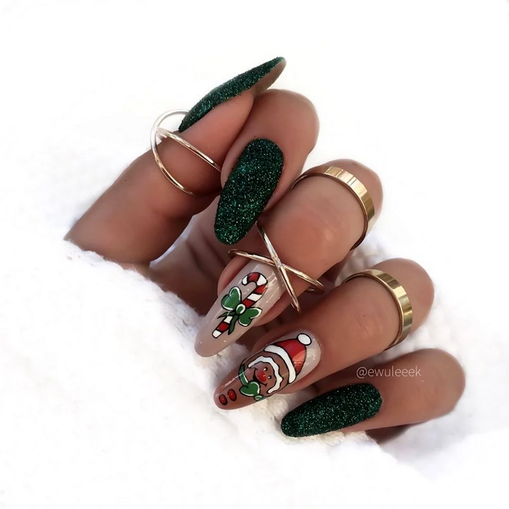 Новогодние ногти