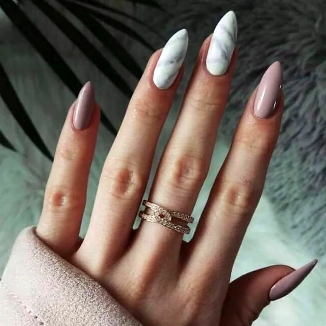 Нюдовый мрамор миндаль