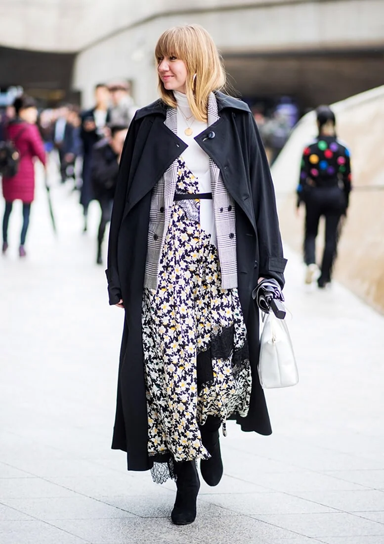 Многослойный образ в одежде