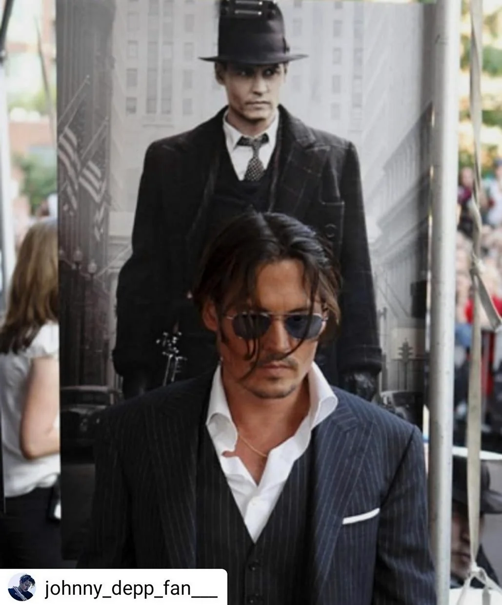 Джонни Депп в костюме