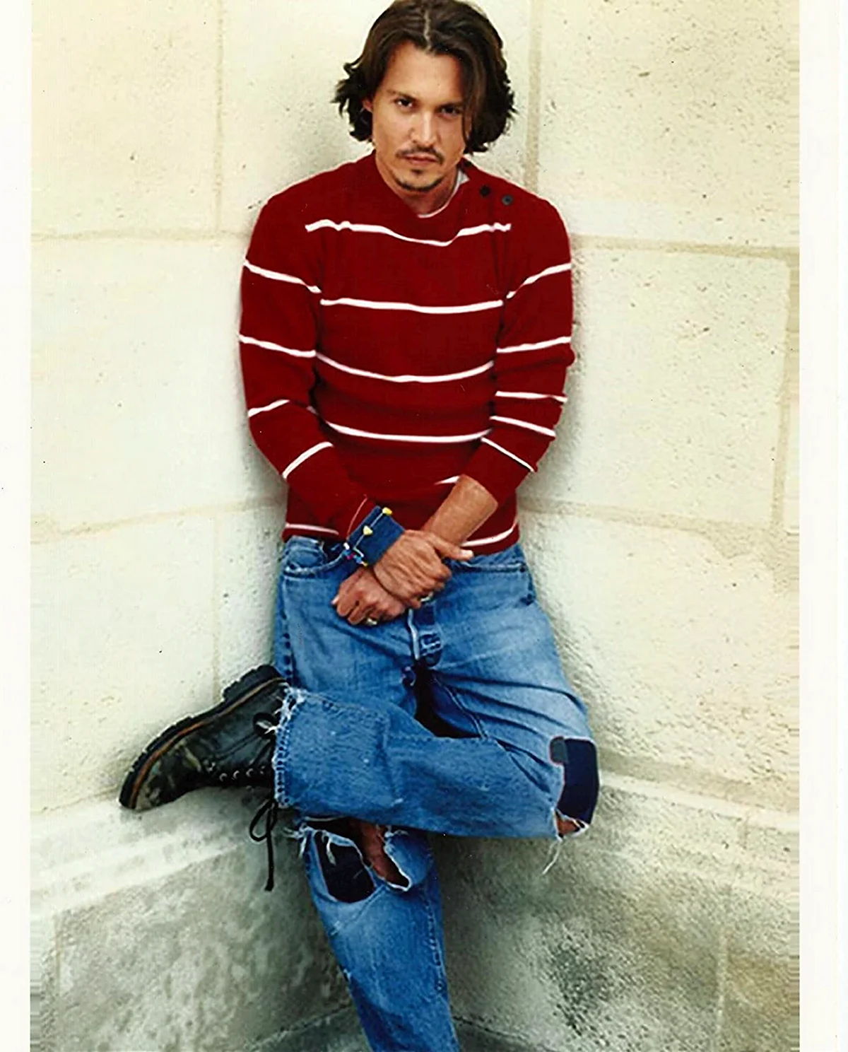 Джонни Депп в джинсах