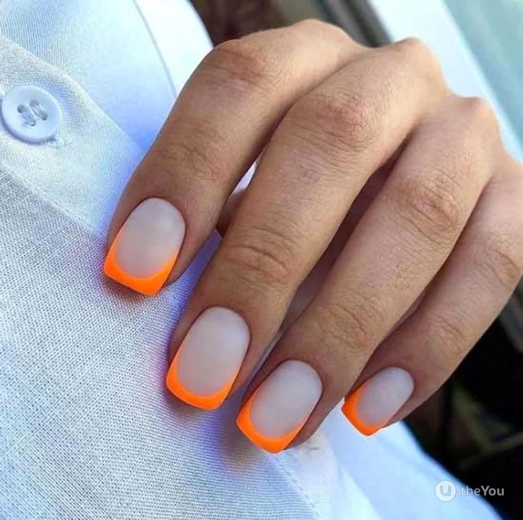 Оранжевый френч 2022